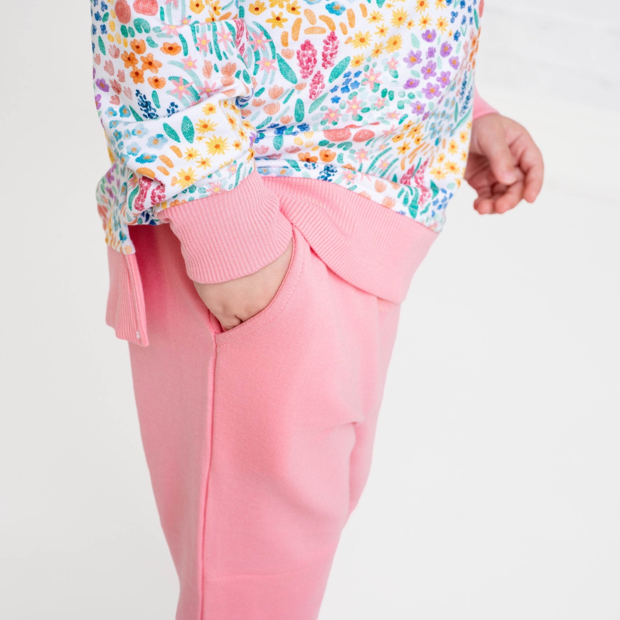 Whimsical Wildflower Kids Jogger Set - Jammie Session