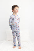 Load image into Gallery viewer, Whiskers (Blue) Long Sleeve PJ's BDLJ - Jammie Session
