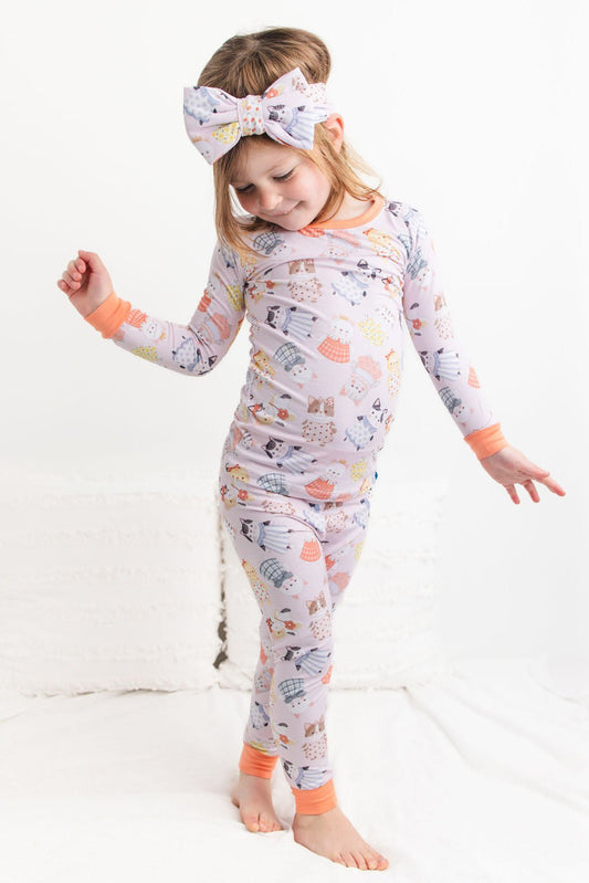 Whiskers (Pink) Long Sleeve PJ's BDLJ - Jammie Session