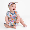 Load image into Gallery viewer, Whispering Wildflowers Bodysuit Twirl Dress - Jammie Session

