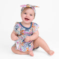 Load image into Gallery viewer, Whispering Wildflowers Bodysuit Twirl Dress - Jammie Session
