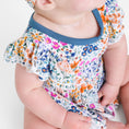 Load image into Gallery viewer, Whispering Wildflowers Bodysuit Twirl Dress - Jammie Session
