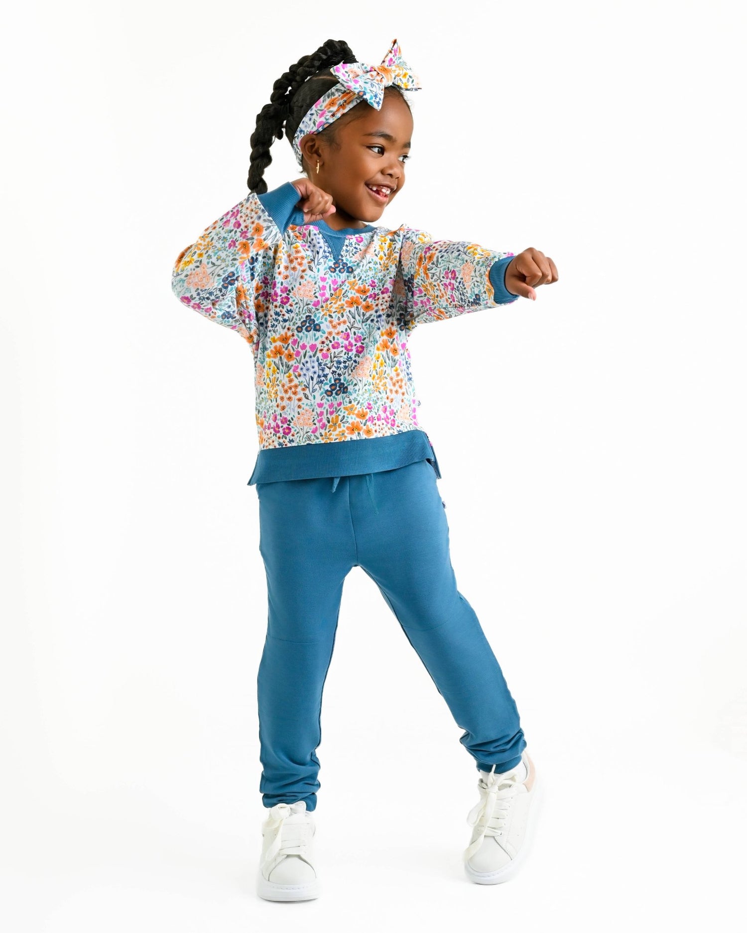 Whispering Wildflowers Kids Jogger Set - Jammie Session