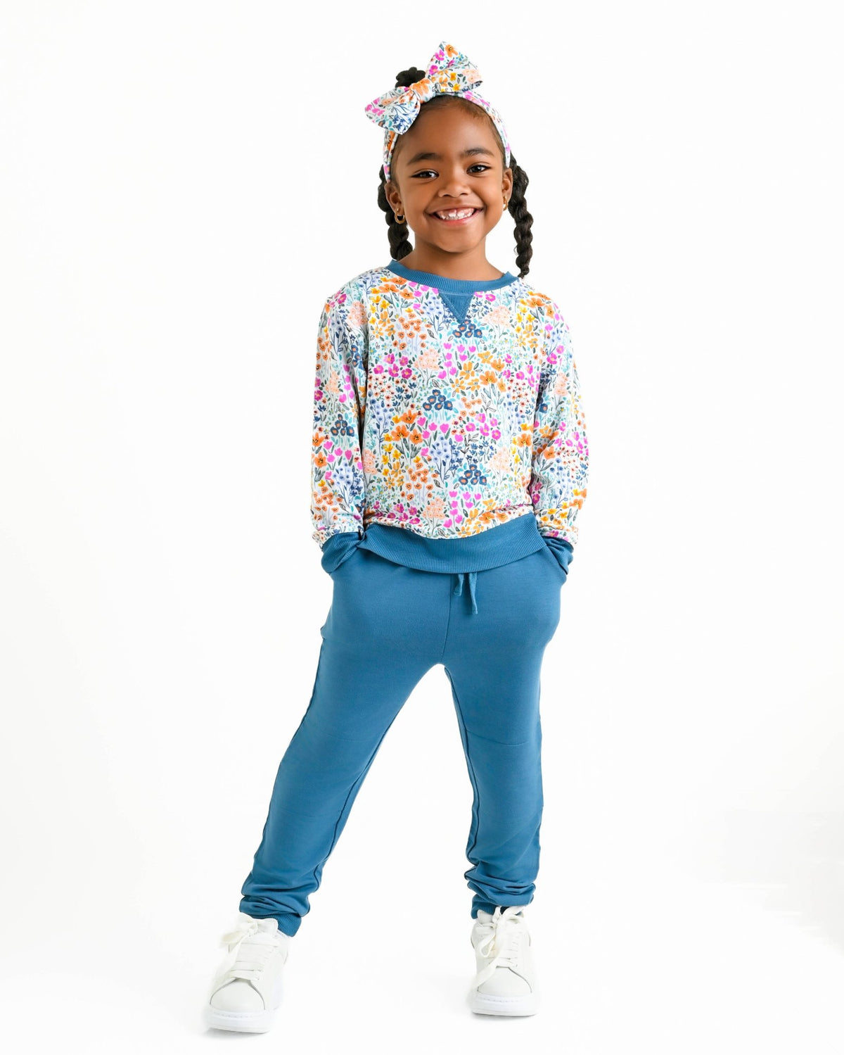 Whispering Wildflowers Kids Jogger Set - Jammie Session