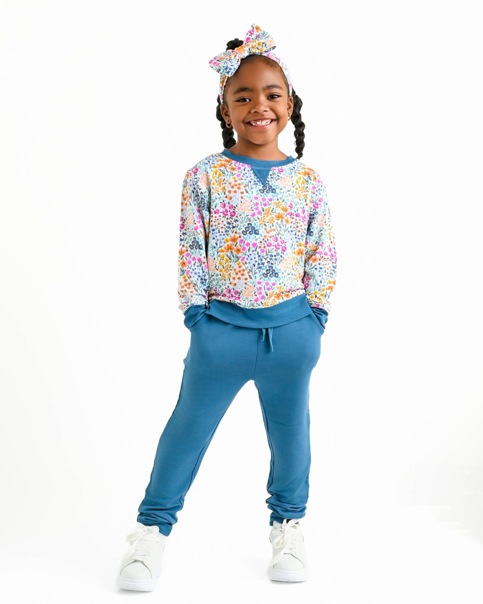 Whispering Wildflowers Kids Jogger Set - Jammie Session