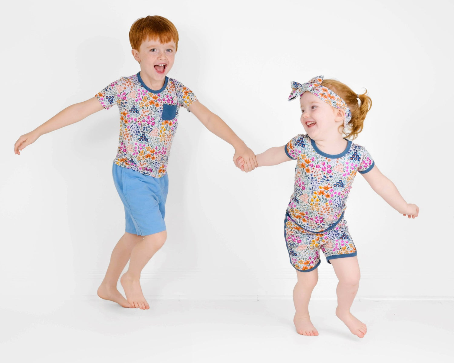 Whispering Wildflowers Kids' Short Sleeve T-shirt - Jammie Session