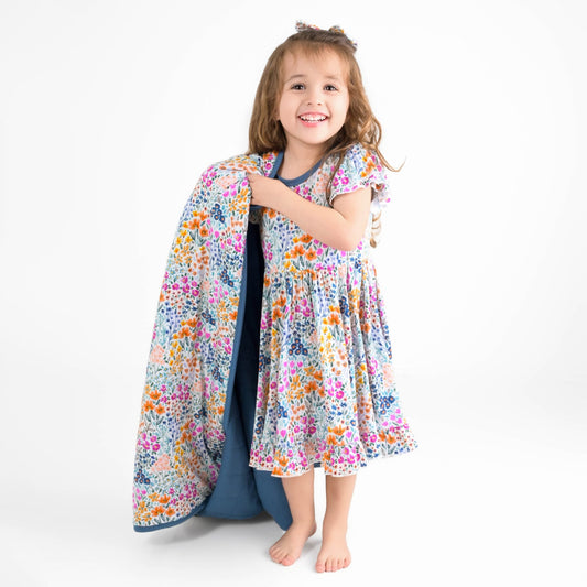 Whispering Wildflowers Mini Quilted Blanket - Jammie Session