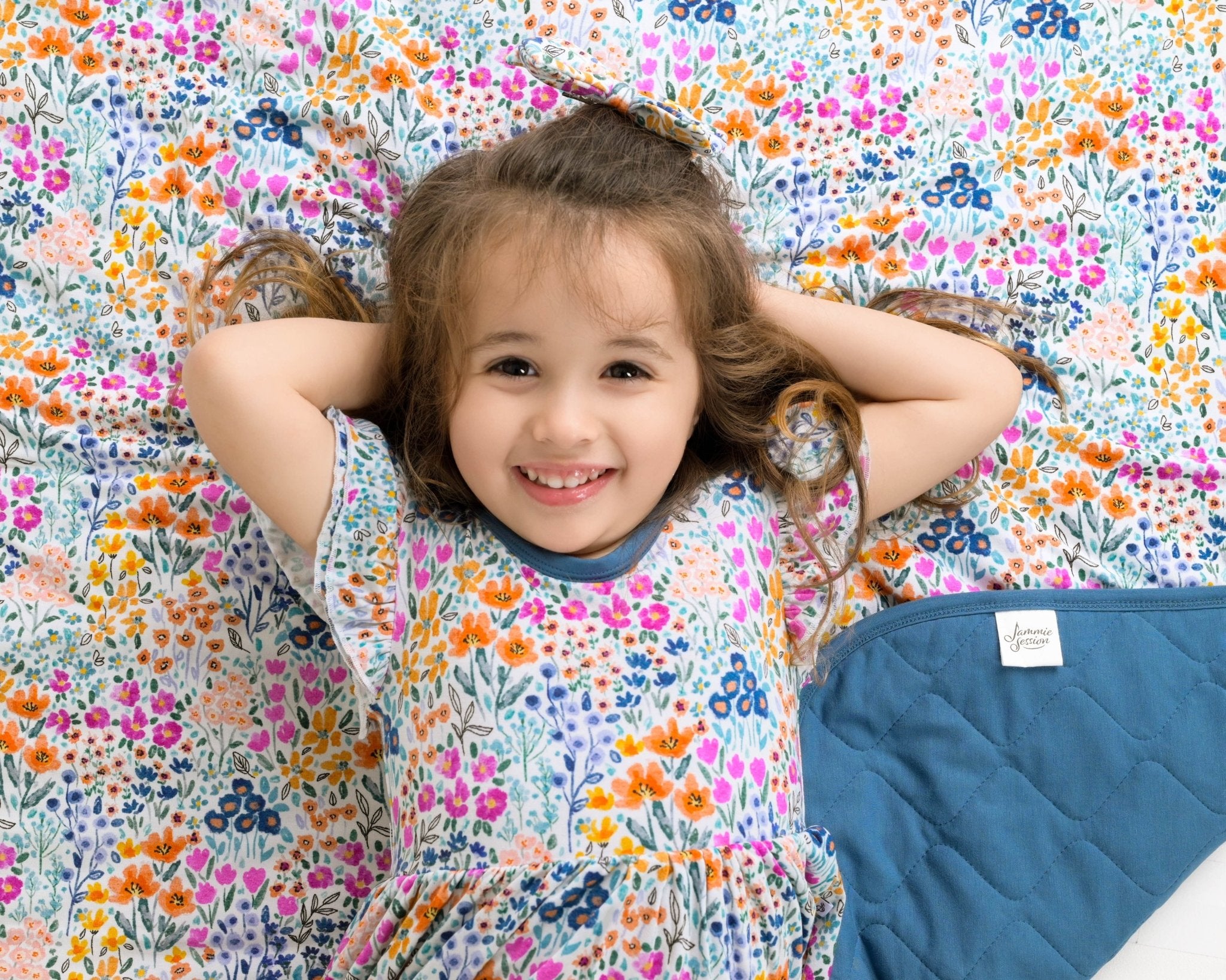 Whispering Wildflowers Mini Quilted Blanket - Jammie Session