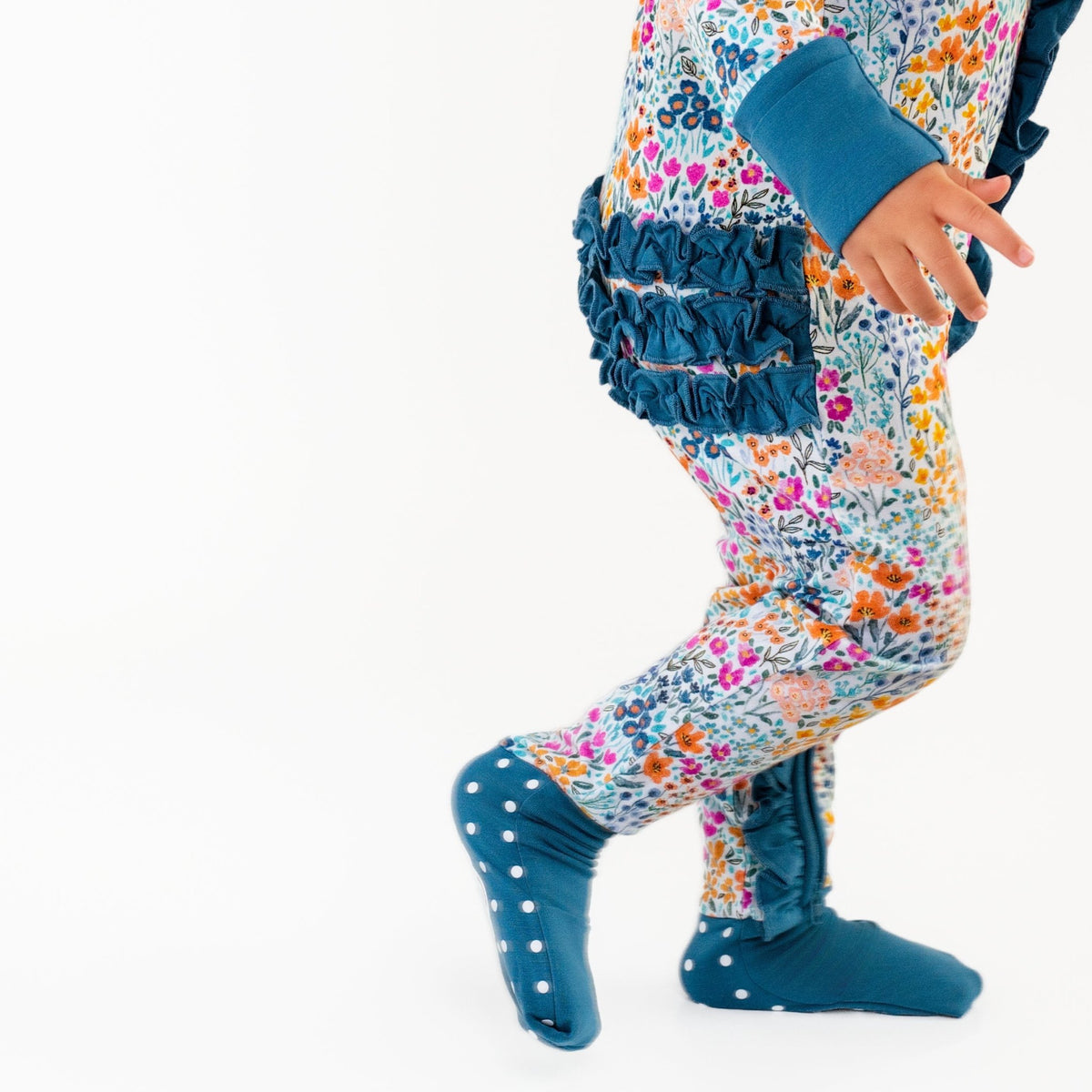 Whispering Wildflowers Ruffle Romper - Jammie Session