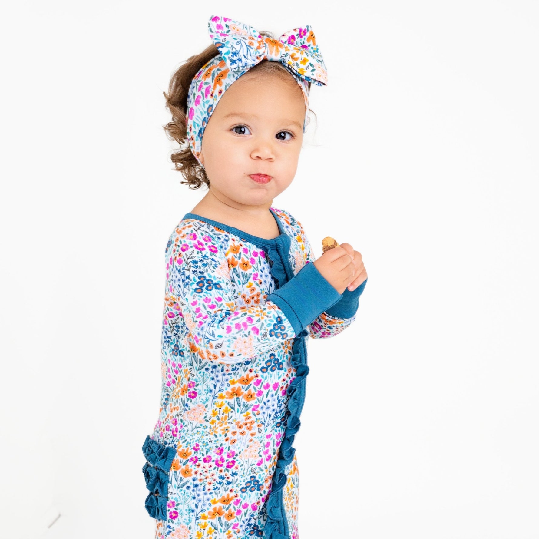 Whispering Wildflowers Ruffle Romper - Jammie Session
