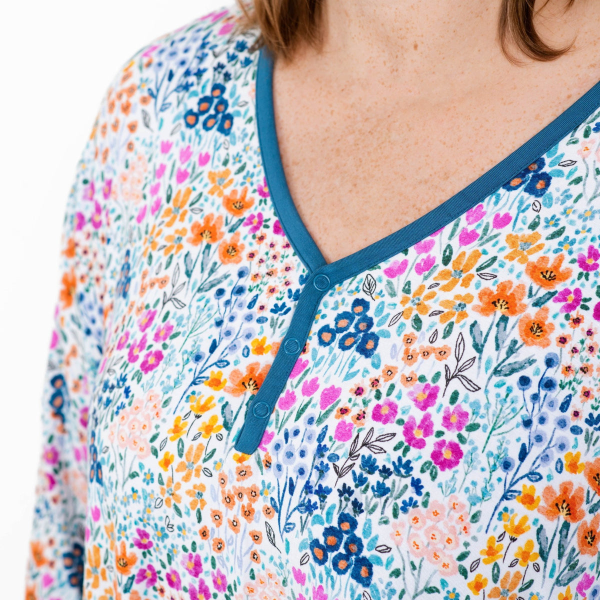 Whispering Wildflowers Women's Muumuu Lounge Tee (One size Fits XS - XXL) - Jammie Session