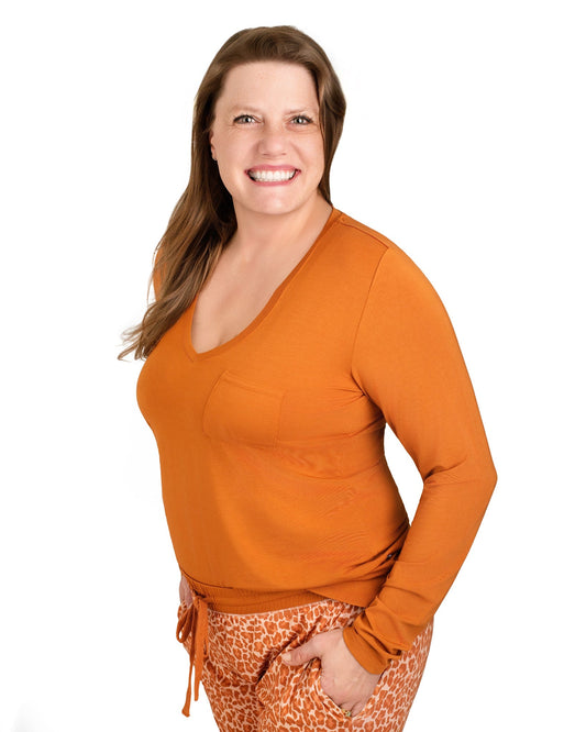 Wild One Women's Solid Long Sleeve Shirt - Jammie Session