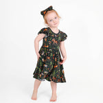 Wood You Be My Friend Big Kid Twirl Dress - Jammie Session