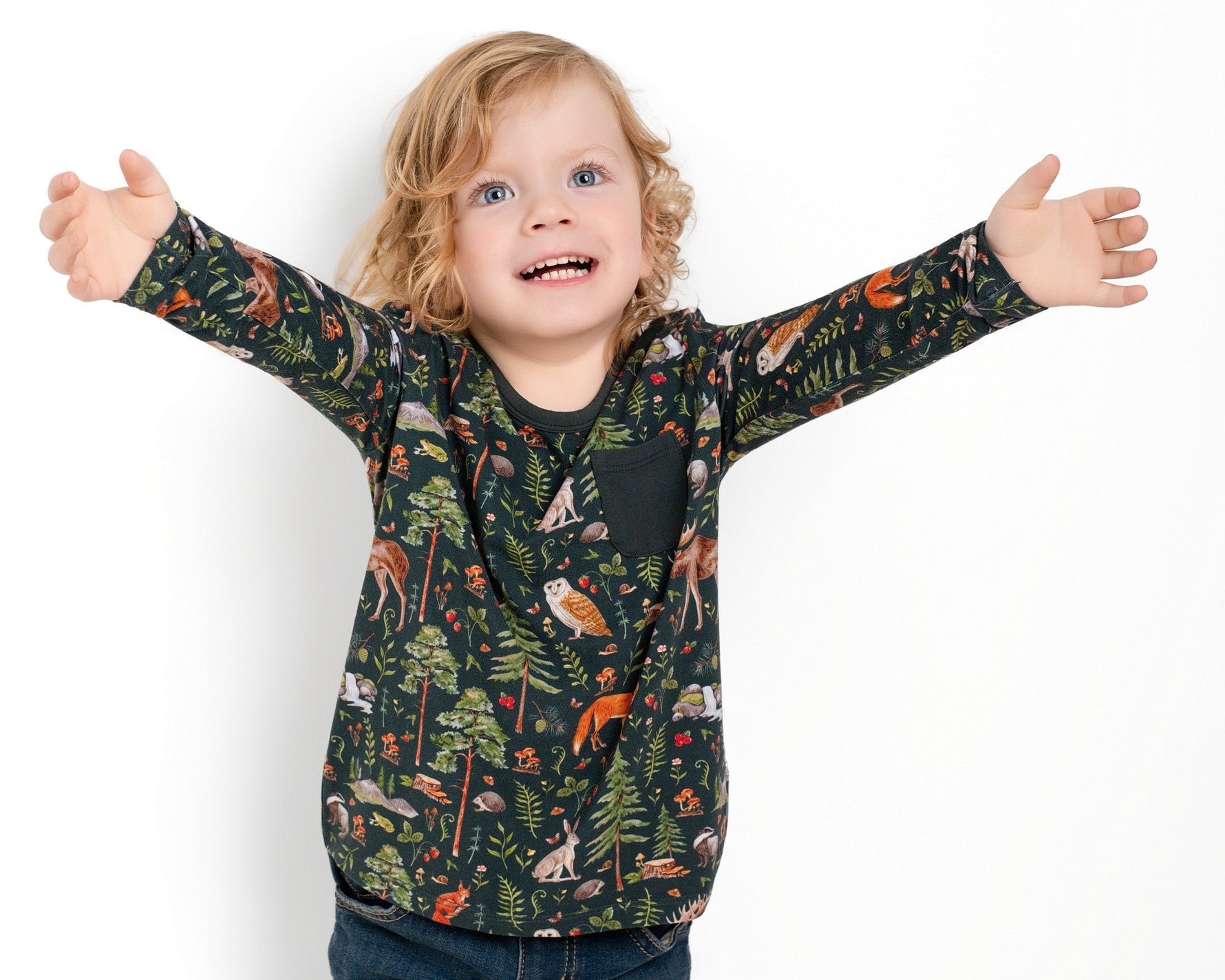 Wood you be my friend Kids' Long Sleeve T-shirt - Jammie Session