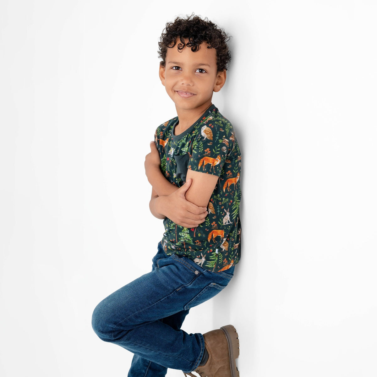 Wood You Be My Friend Kids' Short Sleeve T-shirt - Jammie Session