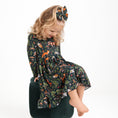 Load image into Gallery viewer, Wood you be my friend Long Sleeve Big Kid Twirl Dress - Jammie Session
