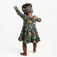 Load image into Gallery viewer, Wood you be my friend Long Sleeve Bodysuit Twirl Dress - Jammie Session
