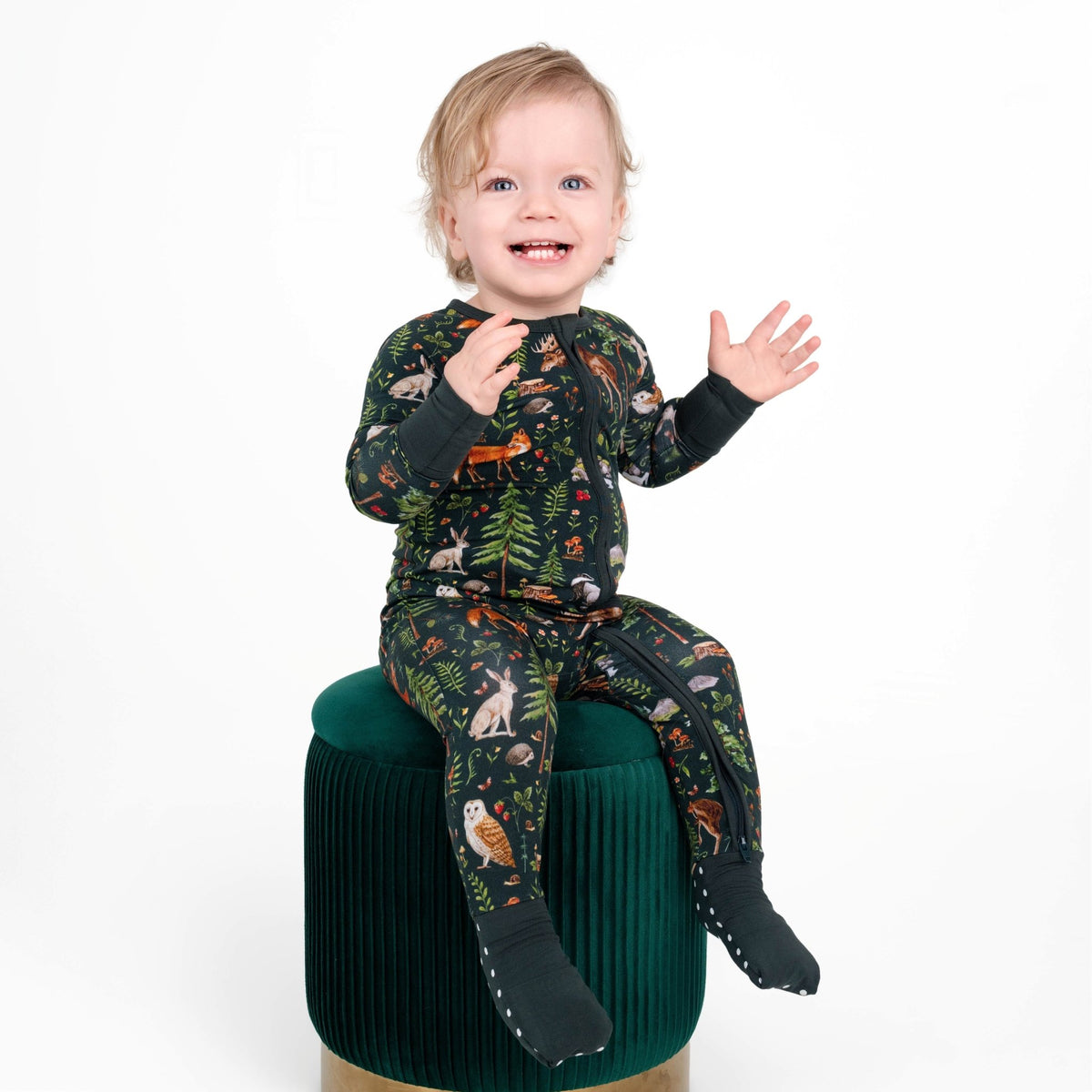 Wood You Be My Friend Romper - Jammie Session