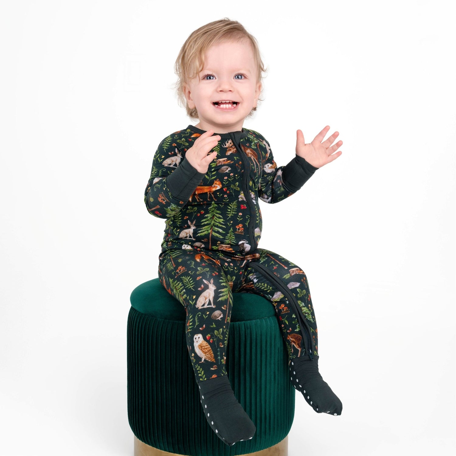 Wood You Be My Friend Romper - Jammie Session