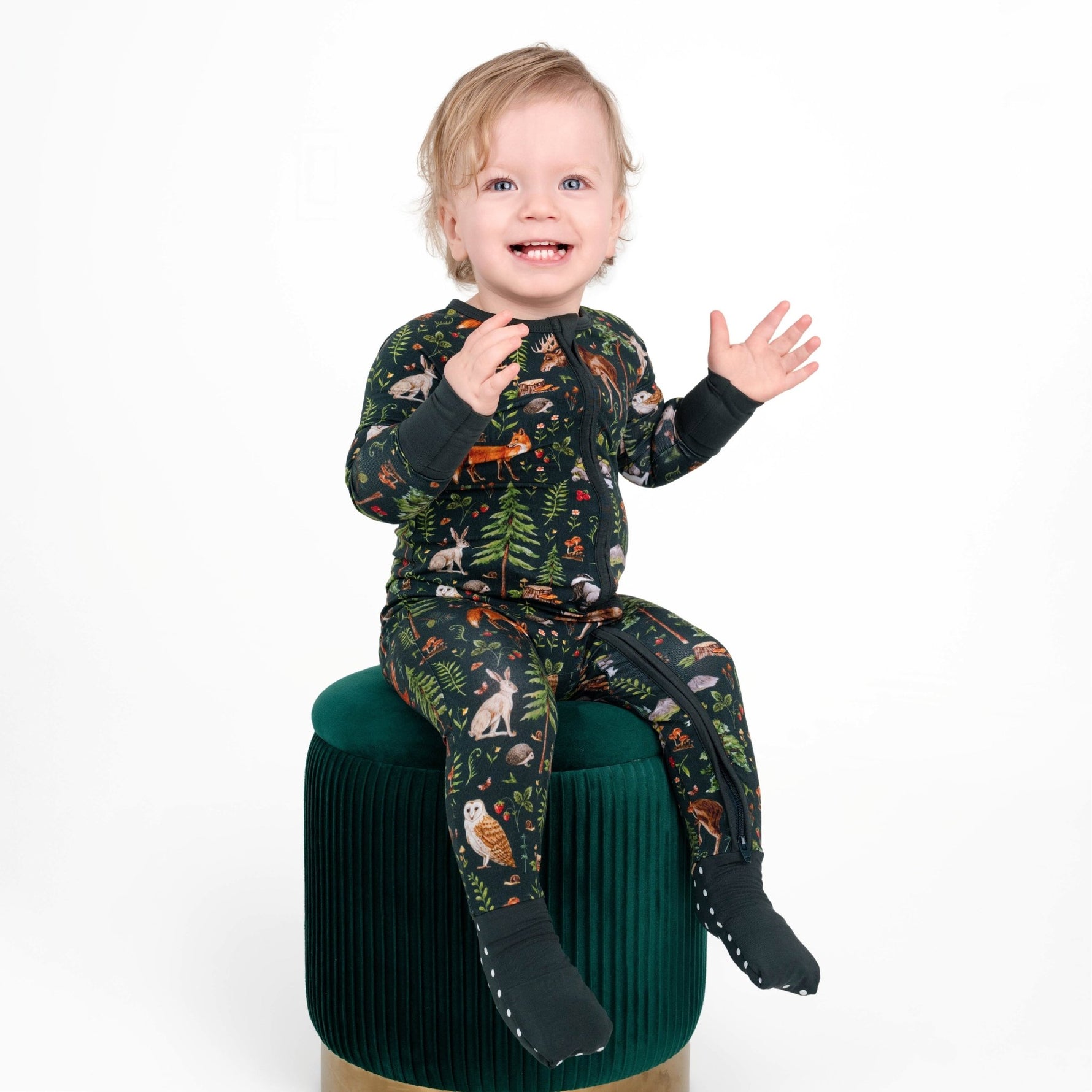 Wood You Be My Friend Romper - Jammie Session