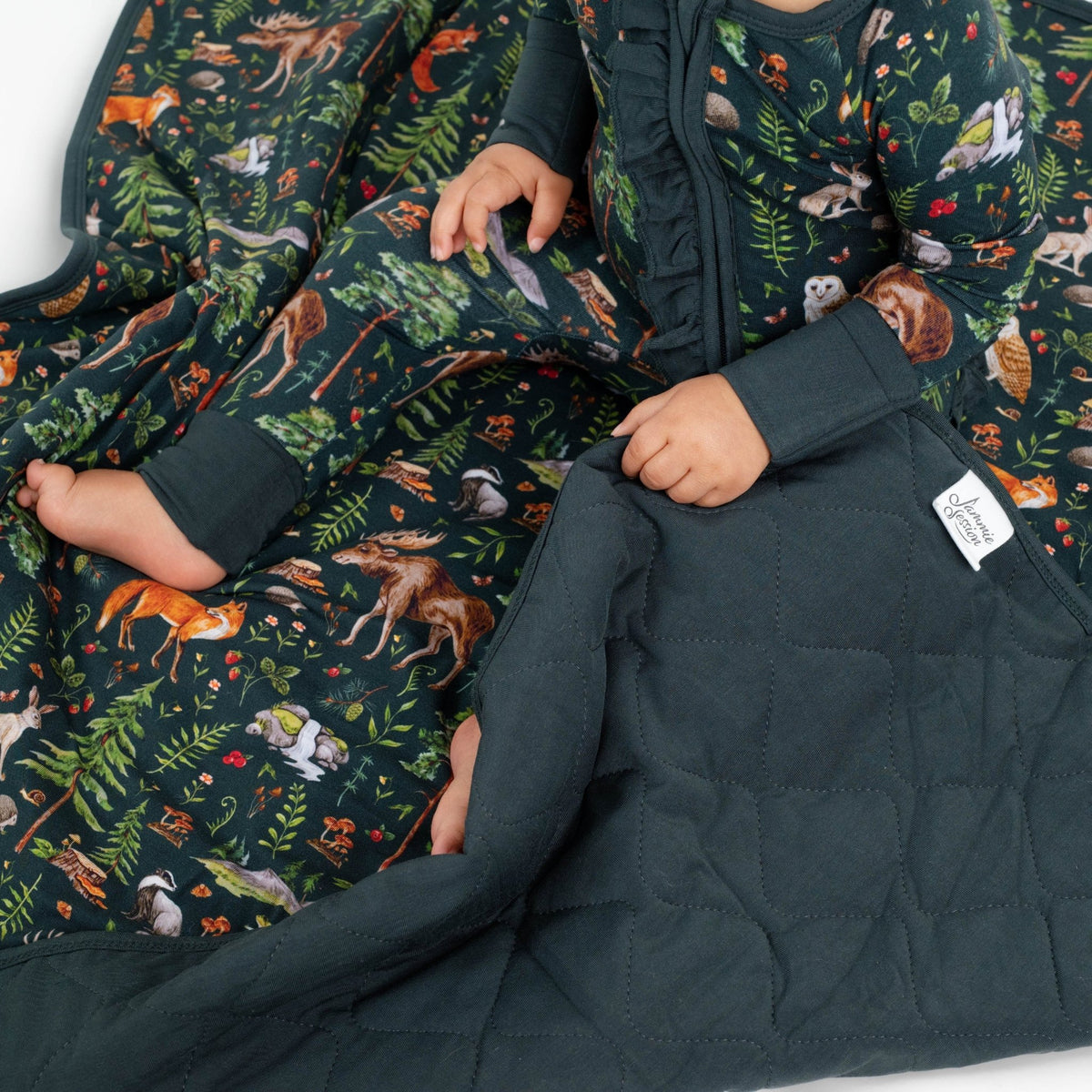 Wood You Be My Friend Ruffle Romper - Jammie Session