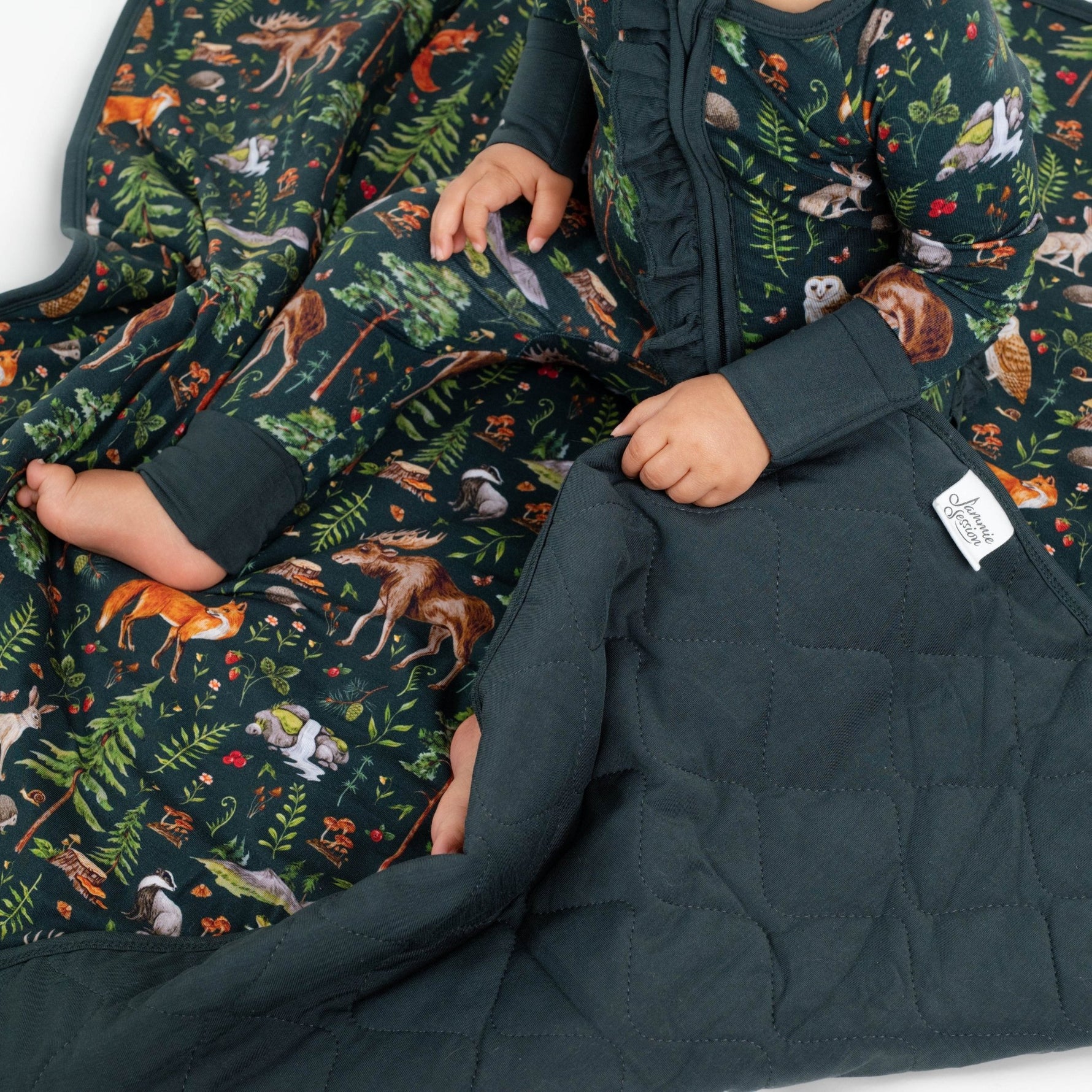 Wood You Be My Friend Ruffle Romper - Jammie Session