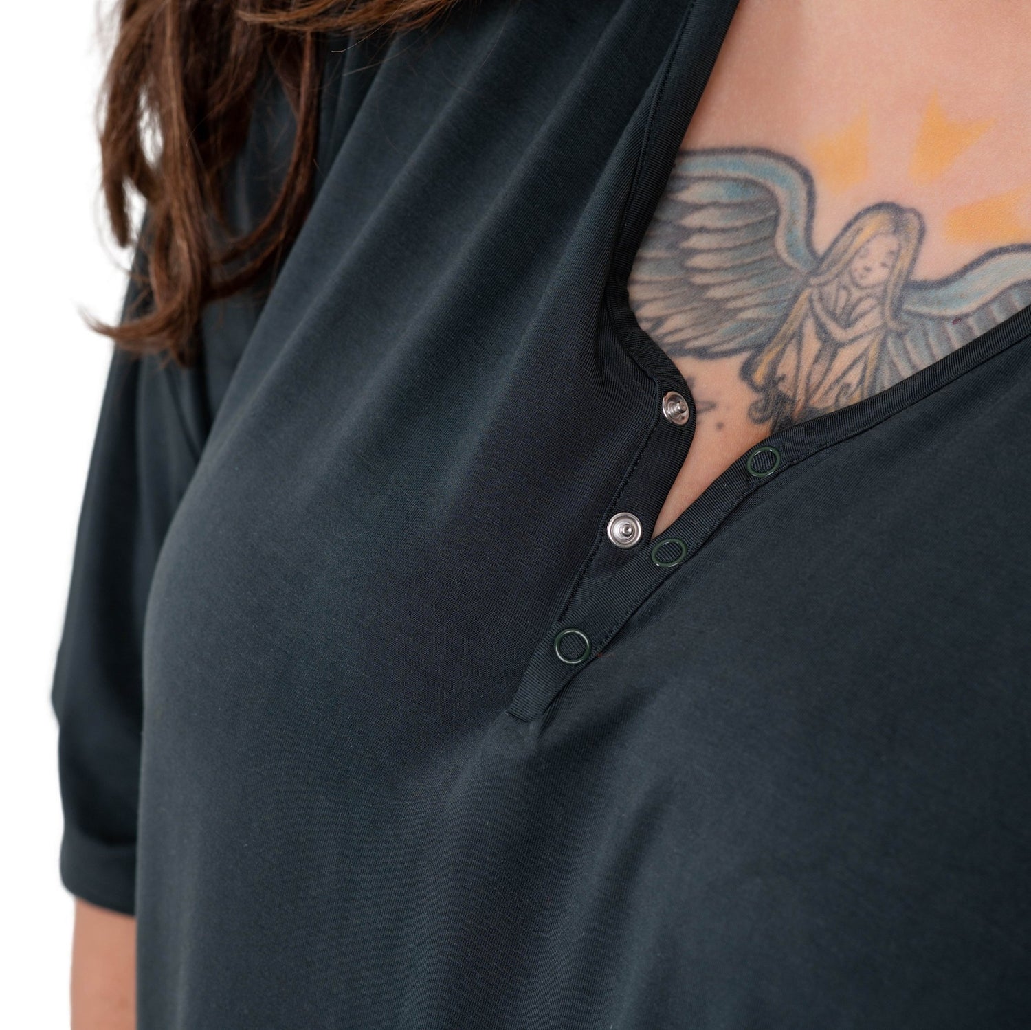 Wood You Be My Friend Solid Women's Muumuu Lounge Tee (ONE SIZE FITS XS - XXL) - Jammie Session