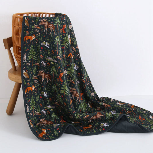 Wood You Be My Friend Toddler Quilted Blanket - Jammie Session