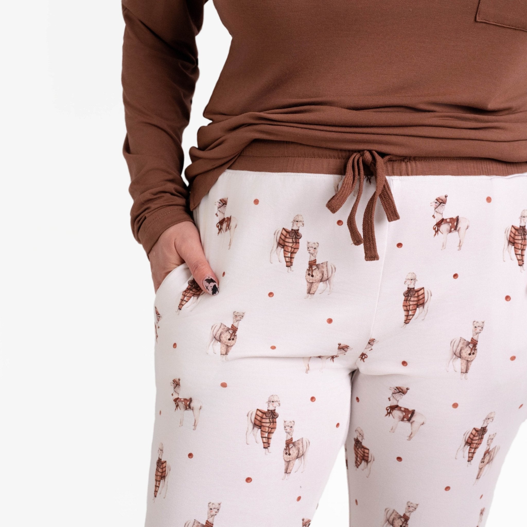 Wooly Sleepy TENCEL™ Modal Women's Jogger Pants - Jammie Session