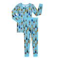Load image into Gallery viewer, Caught In The Rain (Pineapple) Long Sleeve PJ's BDLJ
