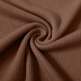 Load image into Gallery viewer, Hot Cocoa (Brown) Ribbed Long Sleeve PJ's BDLJ
