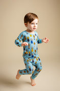 Load image into Gallery viewer, Caught In The Rain (Pineapple) Long Sleeve PJ's BDLJ
