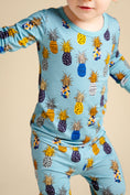 Load image into Gallery viewer, Caught In The Rain (Pineapple) Long Sleeve PJ's BDLJ

