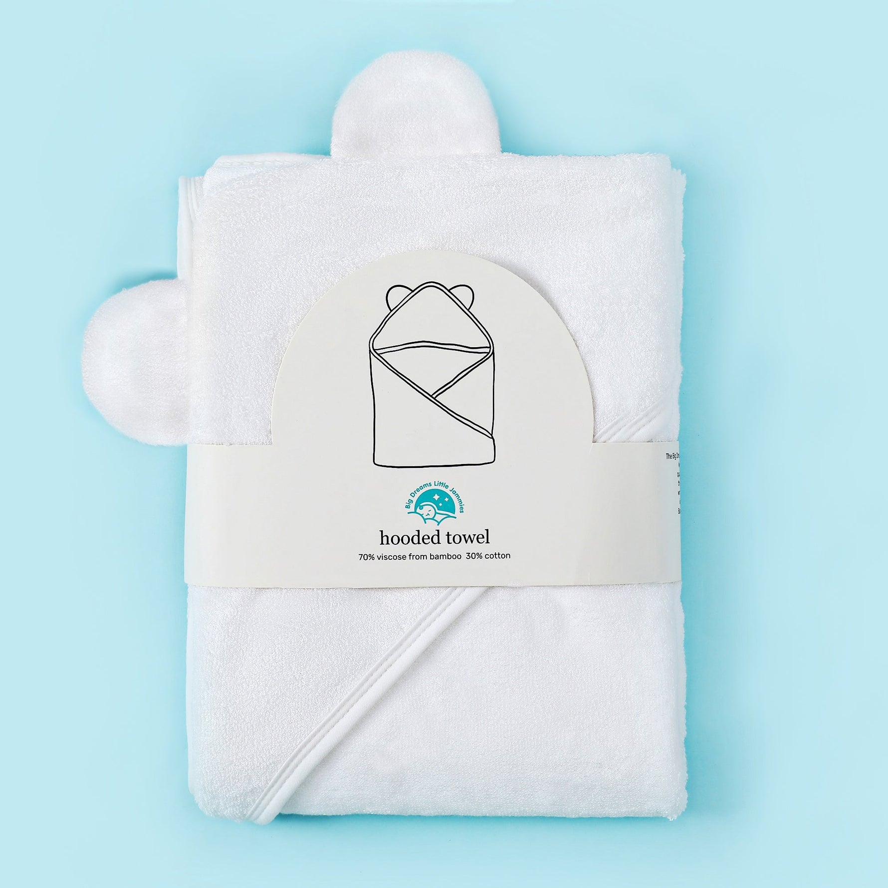 Bamboo Baby Hooded Towel BDLJ - Jammie Session