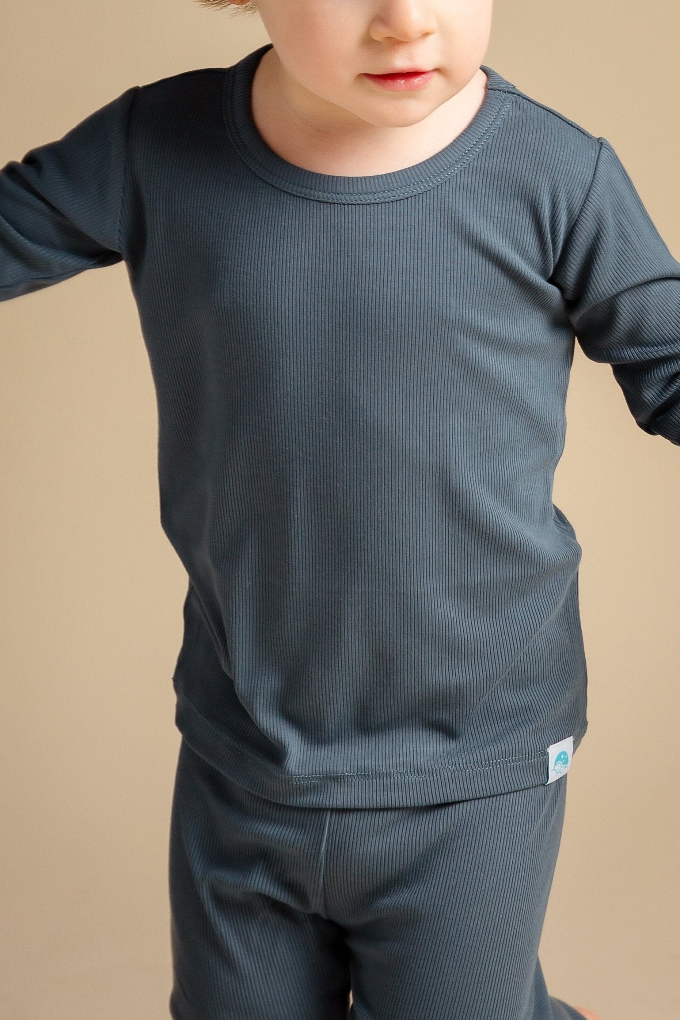 Cadet (Blue) Ribbed Long Sleeve PJ's BDLJ - Jammie Session
