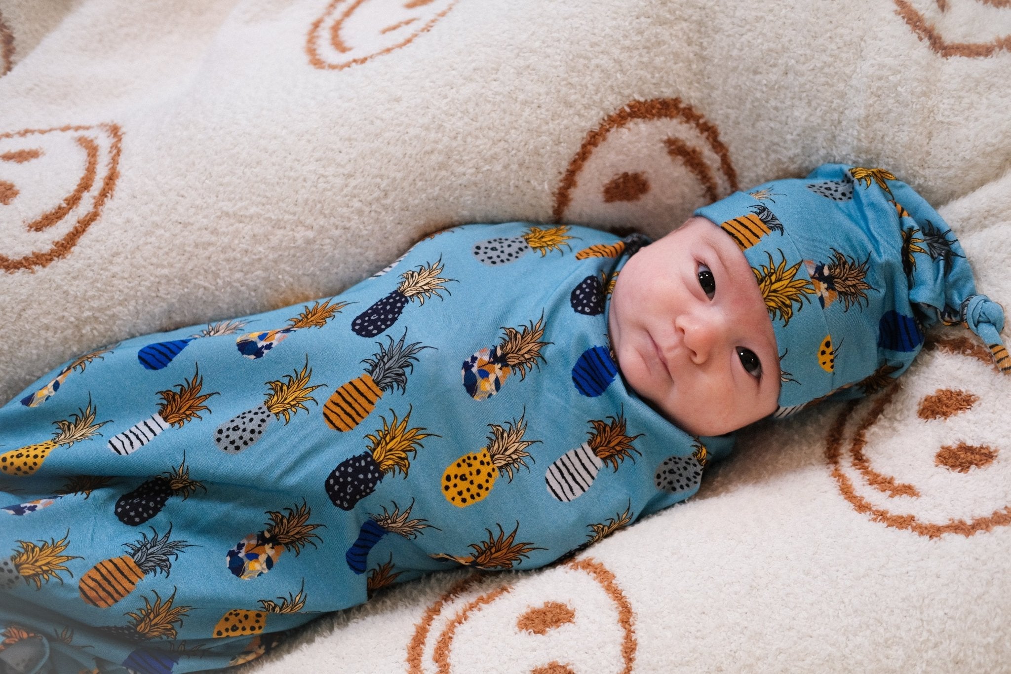 Caught in the Rain (Pineapple) Swaddle BDLJ - Jammie Session