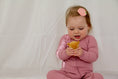 Load image into Gallery viewer, Cotton Candy (Pink) Ribbed Romper BDLJ
